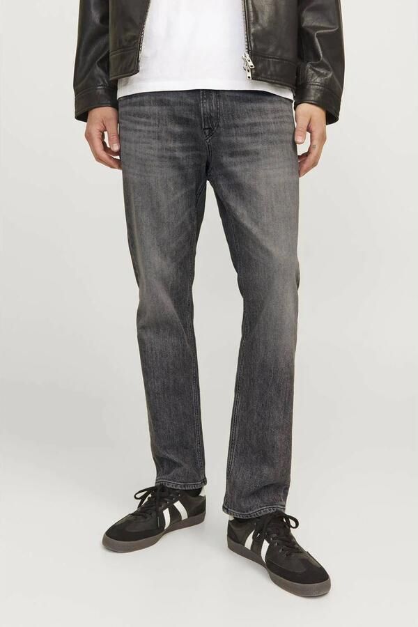 Jack & Jones Regular fit jeans JJICLARK in used-look stretchcomfort en lage taille