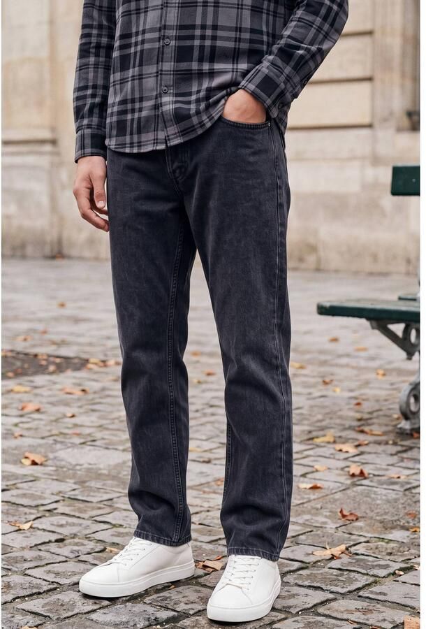 JACK & JONES JEANS INTELLIGENCE relaxed fit jeans black denim - Foto 2