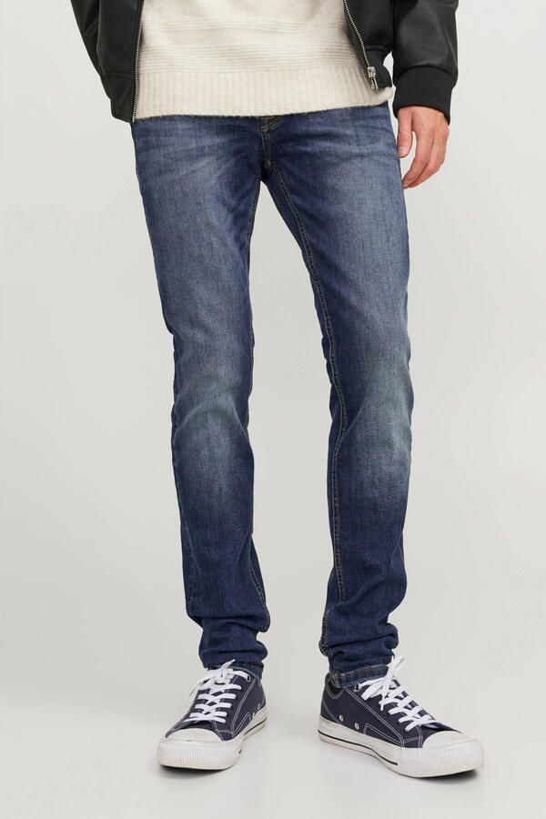 Jack & Jones Skinny fit jeans JJILIAM Skinny jeans met used-wassing voor slank silhouet - Foto 4