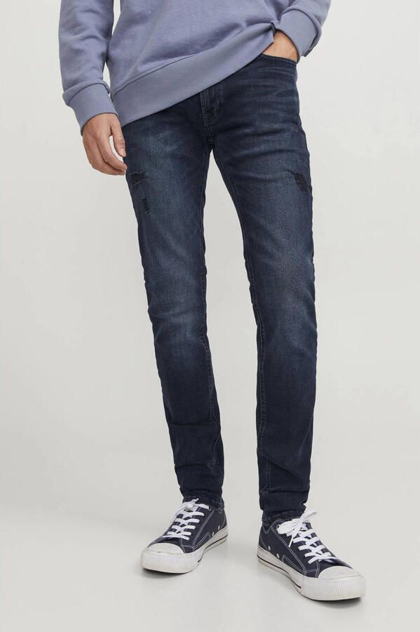 Jack & Jones Skinny fit jeans JJILIAM Skinny jeans met used-wassing voor slank silhouet - Foto 3