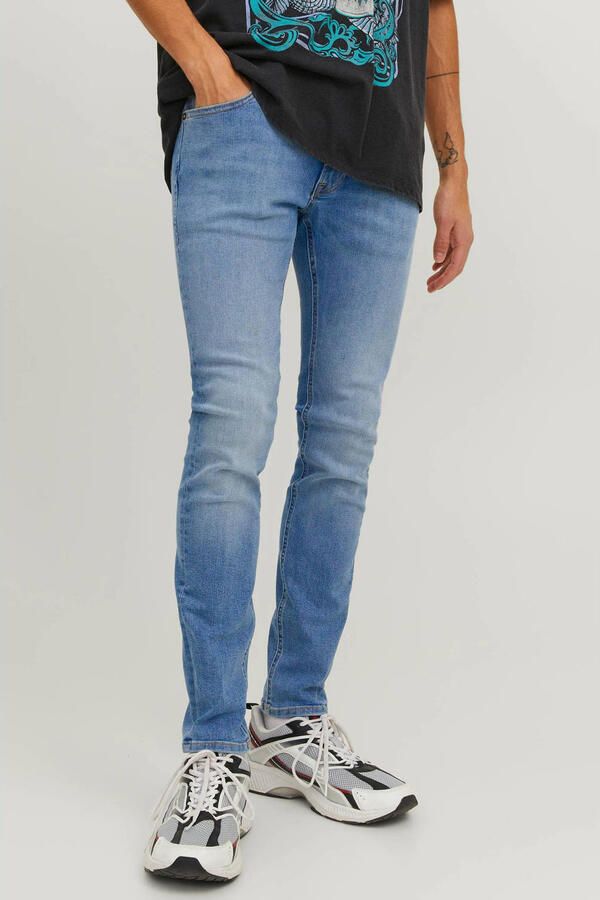 Jack & Jones Skinny fit jeans JJILIAM Skinny jeans met used-wassing voor slank silhouet - Foto 3