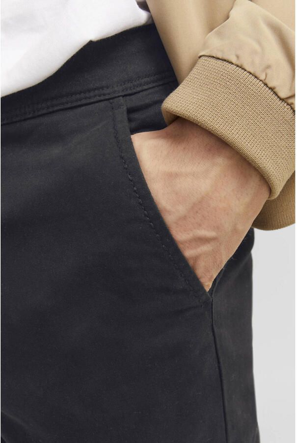 JACK & JONES JEANS INTELLIGENCE slim fit it chino JJIMARCO JJBOWIE zwart - Foto 2