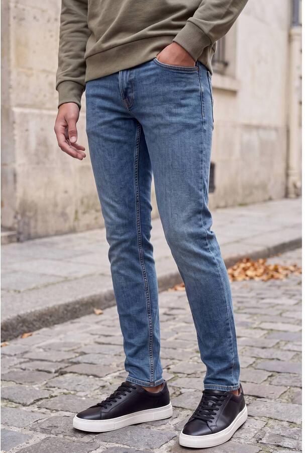 JACK & JONES JEANS INTELLIGENCE JJIGLENN JJORIGINAL slim fit jeans blauw - Foto 2