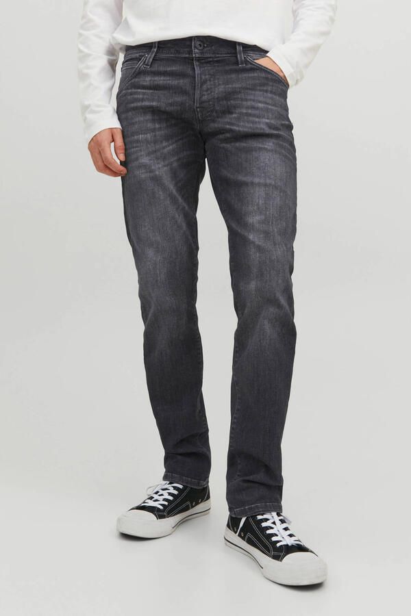 JACK & JONES JEANS INTELLIGENCE slim fit jeans JJIGLENN JJFOX Grey denim - Foto 3
