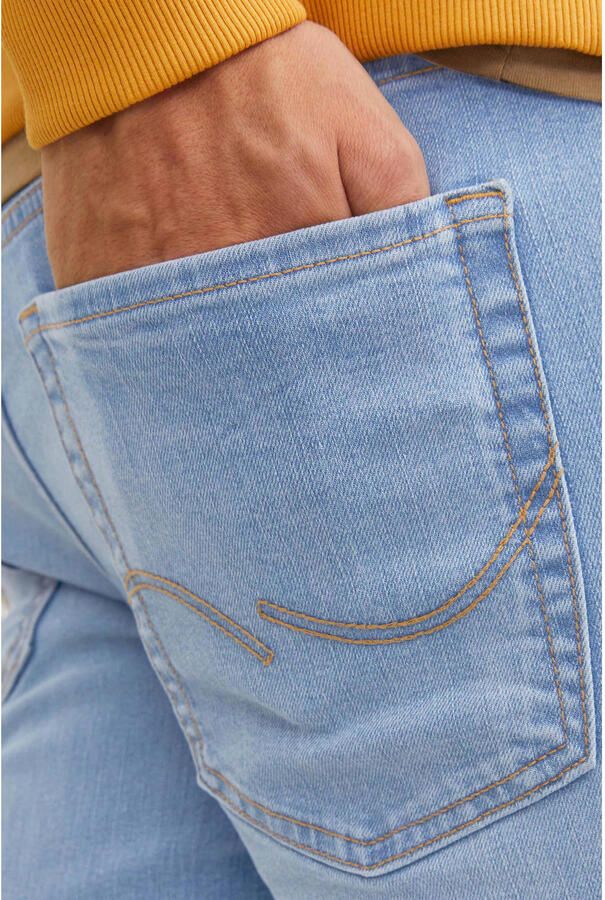 Jack & Jones Slim fit jeans JJIGLENN met used-look en stretchcomfort Slijtage-effecten modieus slim fit katoenmix