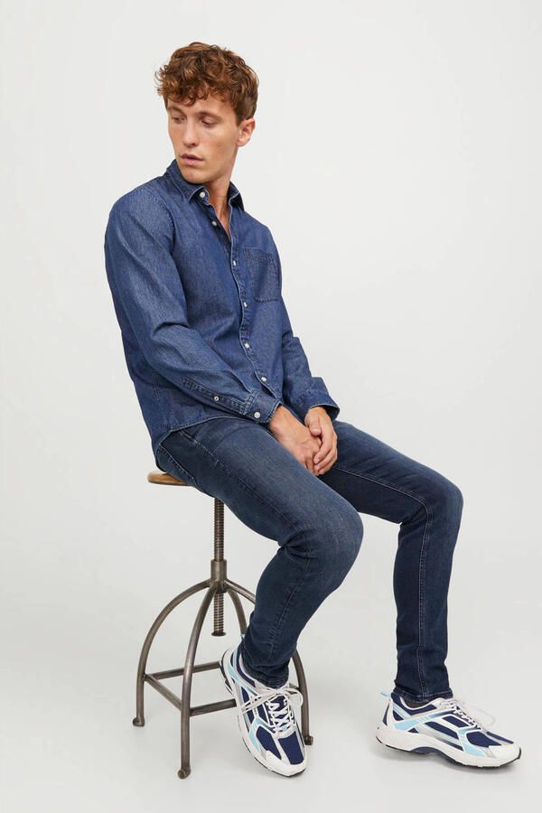 Jack & Jones Slim fit jeans JJIGLENN Slim-Fit met stretch en praktische 5-pocket-vorm