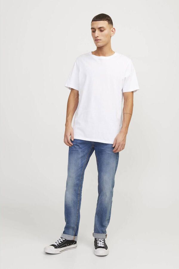 Jack & Jones Slim fit jeans JJITIM met wassing en praktische zakken Slijtage-effecten modieus slim fit denim - Foto 2