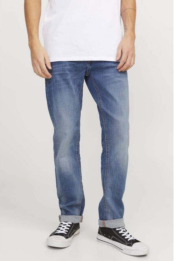 Jack & Jones Slim fit jeans JJITIM met wassing en praktische zakken Slijtage-effecten modieus slim fit denim - Foto 2