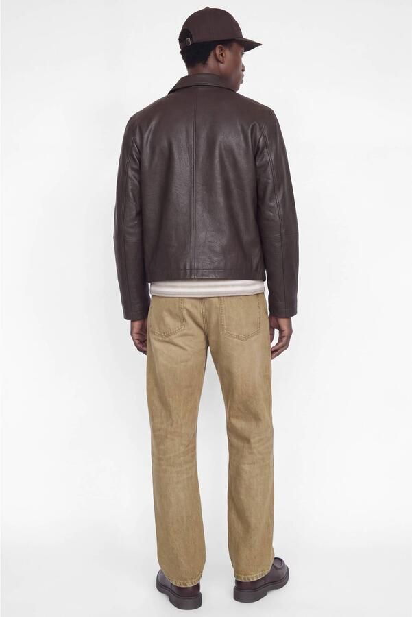 JACK & JONES JEANS INTELLIGENCE straight leg loose fit jeans bruin denim - Foto 3