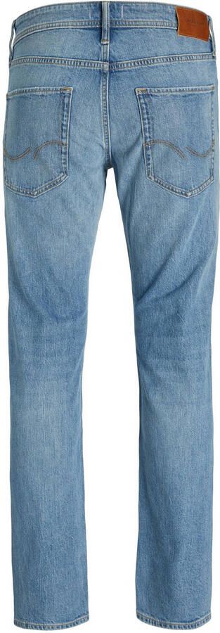 JACK & JONES JEANS INTELLIGENCE tapered fit jeans JJIMIKE JJORIGINAL blue denim