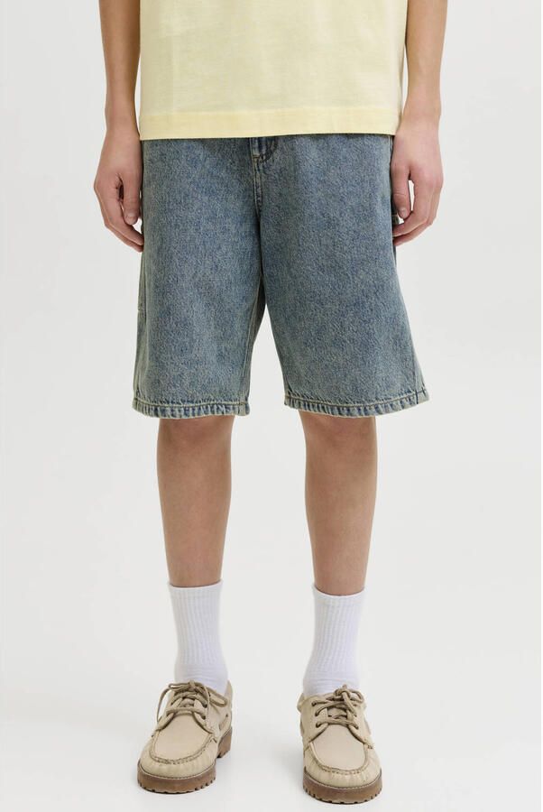 JACK & JONES JUNIOR baggy denim short medium blue denim