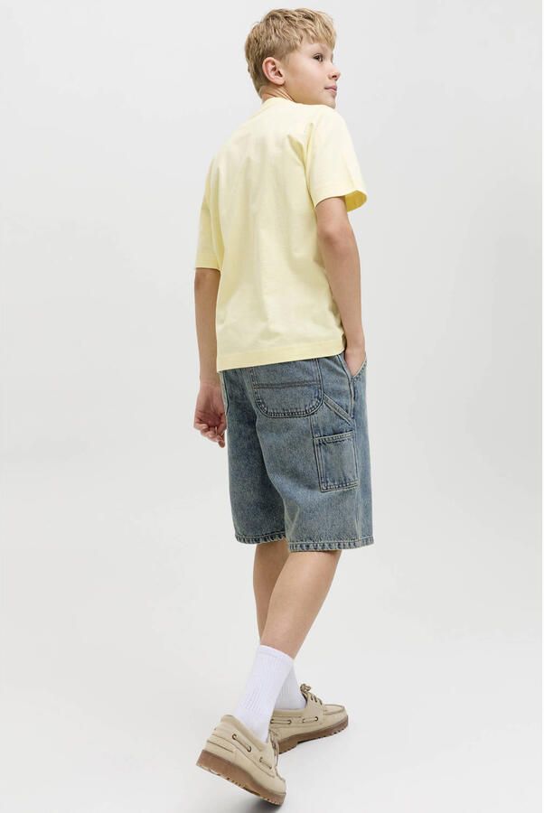 JACK & JONES JUNIOR baggy denim short medium blue denim - Foto 3