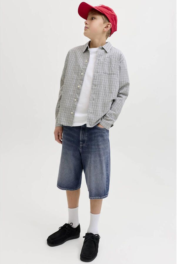 Jack & jones Extra baggy fit jeansshort met steekzakken - Foto 2