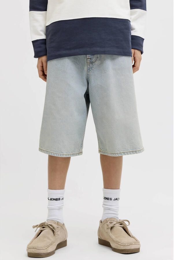 Jack & jones Extra baggy fit jeansshort met steekzakken