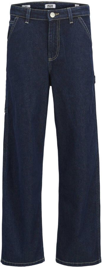 JACK & JONES JUNIOR baggy high waist baggy jeans dark blue denim - Foto 3