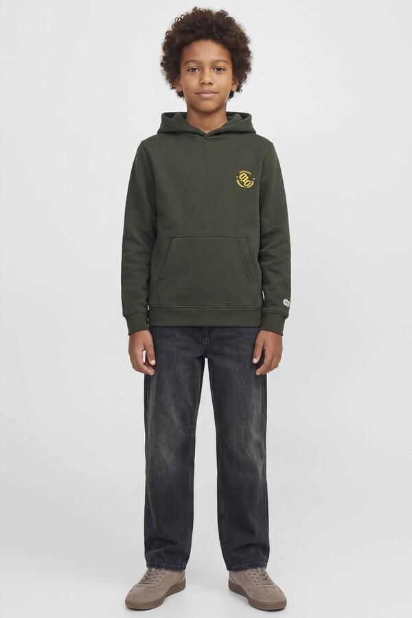 JACK & JONES JUNIOR baggy jeans JJIALEX JJJETT black denim Zwart Effen - Foto 3