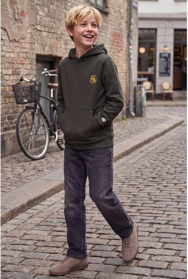 JACK & JONES JUNIOR baggy jeans JJIALEX JJJETT black denim Zwart Effen - Foto 2