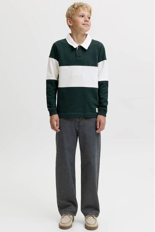 JACK & JONES JUNIOR baggy jeans donkerblauw - Foto 3