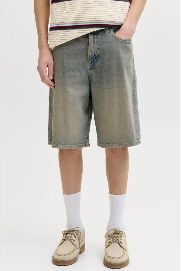 JACK & JONES JUNIOR baggy short medium blue denim