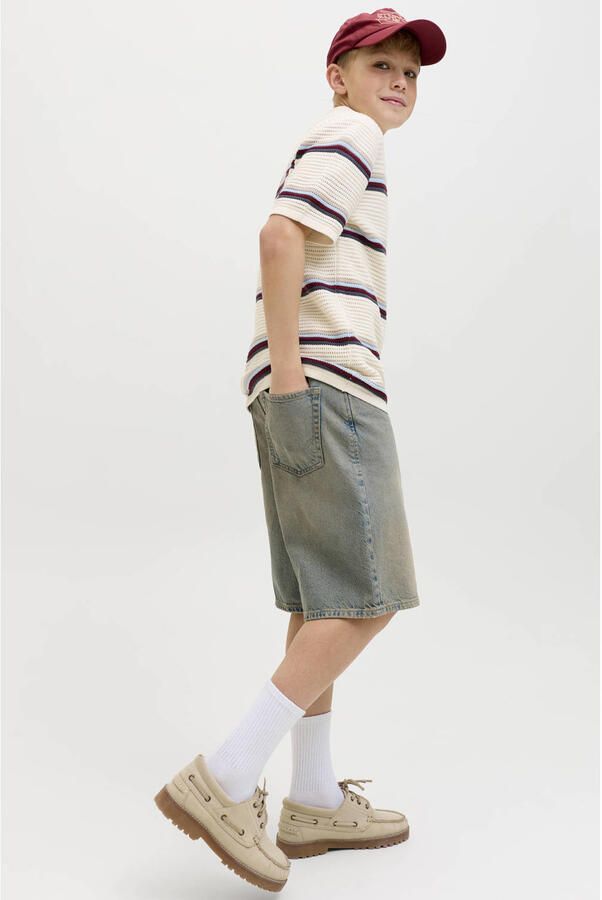 JACK & JONES JUNIOR baggy short medium blue denim - Foto 3