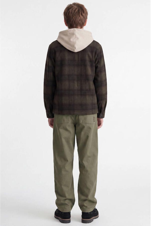 JACK & JONES JUNIOR barrel sweatpants groen Broek Jongens Katoen Effen - Foto 2