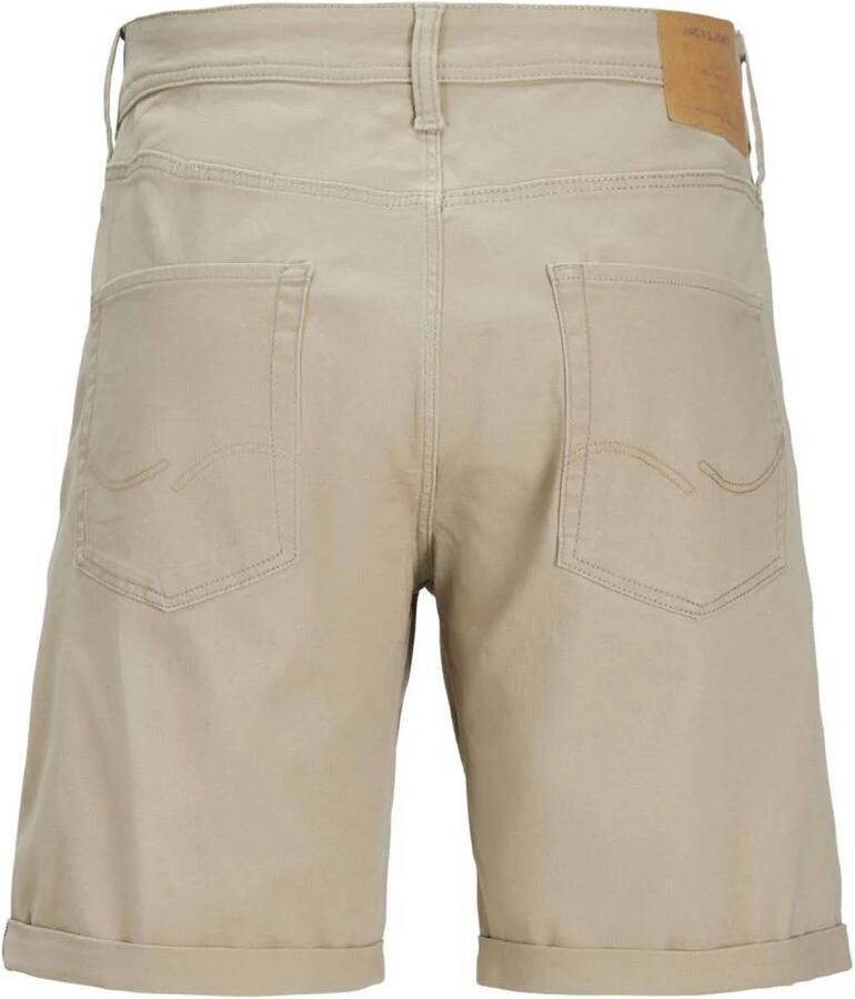 Jack & jones JUNIOR bermuda JPSTRICK JJORIGINAL lichtzand Korte broek Beige Jongens Stretchkatoen 128 - Foto 3
