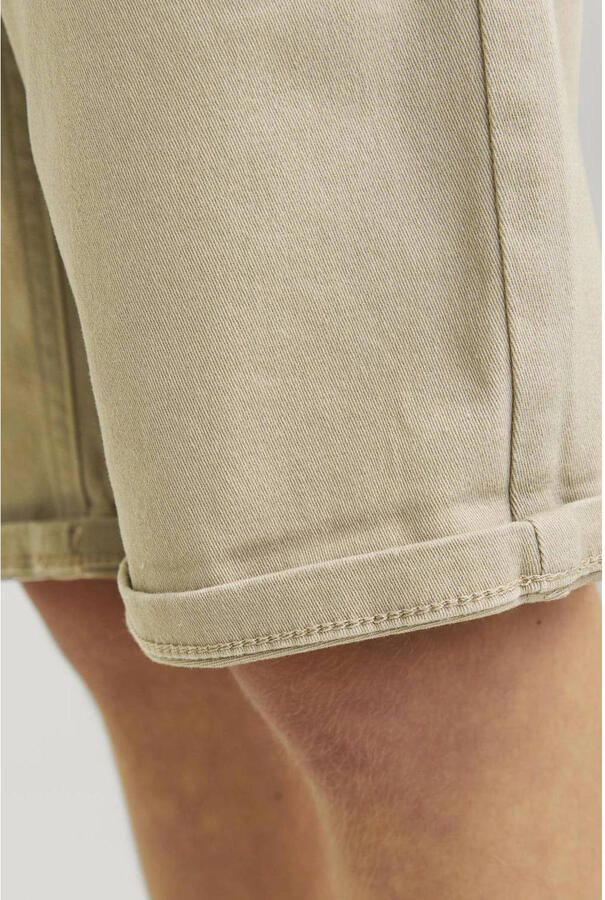 Jack & jones JUNIOR bermuda JPSTRICK JJORIGINAL lichtzand Korte broek Beige Jongens Stretchkatoen 128