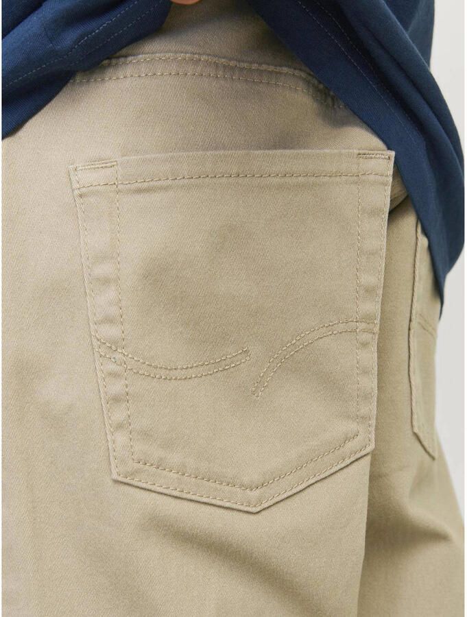 Jack & jones JUNIOR bermuda JPSTRICK JJORIGINAL lichtzand Korte broek Beige Jongens Stretchkatoen 128 - Foto 2