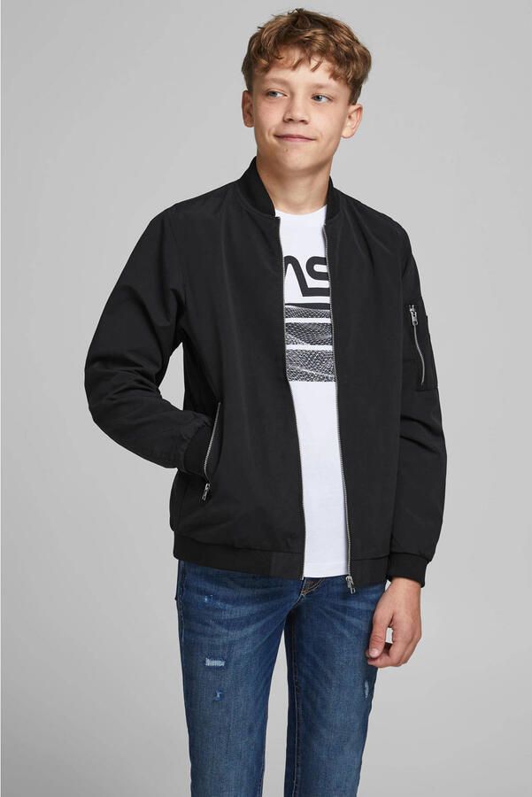 Jack & Jones Junior Bomberjack JJERUSH beschermt tegen wind onderhoudsvriendelijk licht