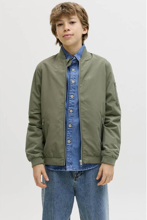 JACK & JONES JUNIOR bomberjack olijfgroen