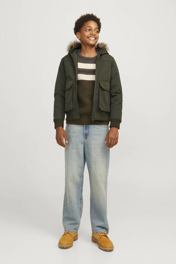 Jack & Jones Junior Outdoorjack JJECONSTRUCT DETACHABLE FUR BOMBER JNR