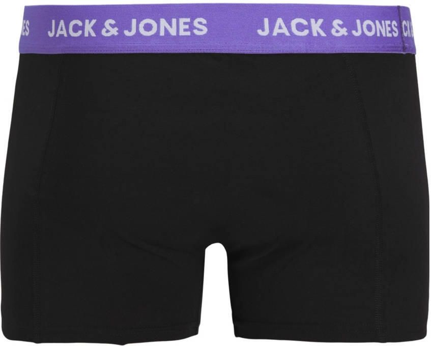 JACK & JONES JUNIOR boxershort JACAXEL SOLID set van 3 zwart - Foto 2