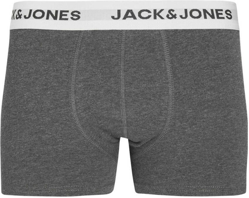 JACK & JONES JUNIOR boxershort JACBASIC (set van 5) Zwart Jongens Stretchkatoen - Foto 3