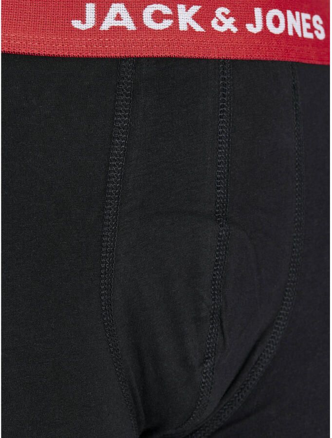 Jack & jones JUNIOR boxershort JACHUEY set van 5 zwart multicolor Jongens Stretchkatoen 176 - Foto 2