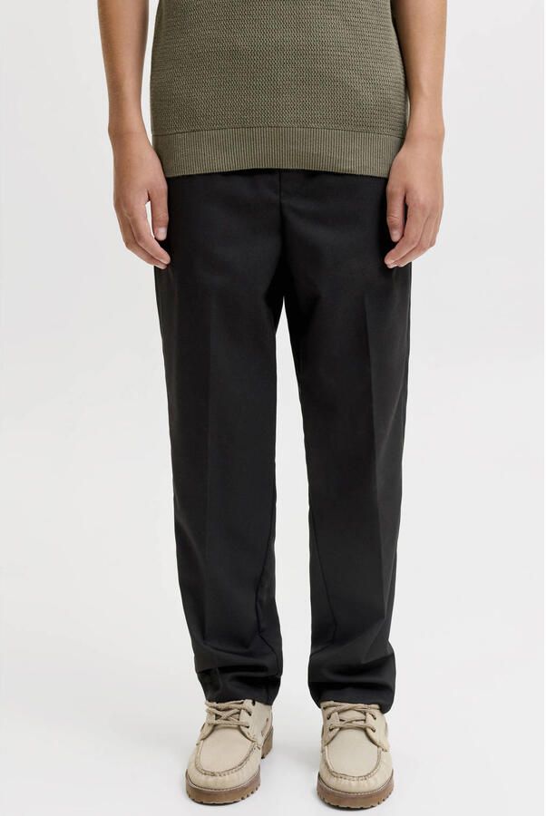 JACK & JONES JUNIOR broek zwart