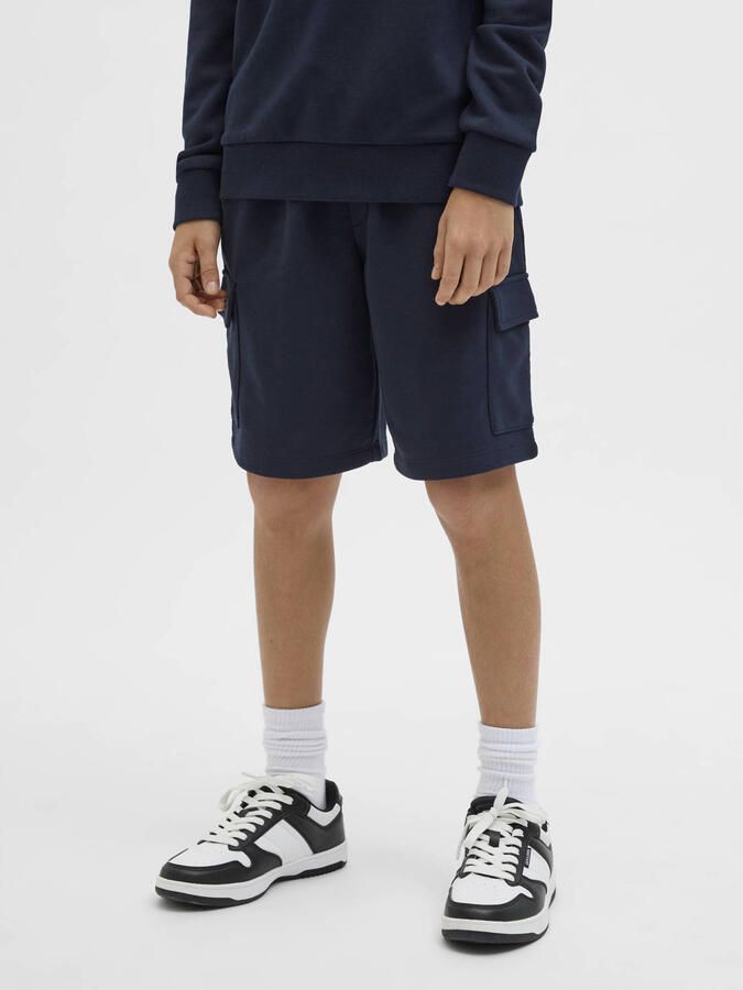 Jack & jones JUNIOR cargo short JPSTBRADLEY donkerblauw Korte broek Jongens Sweat 128