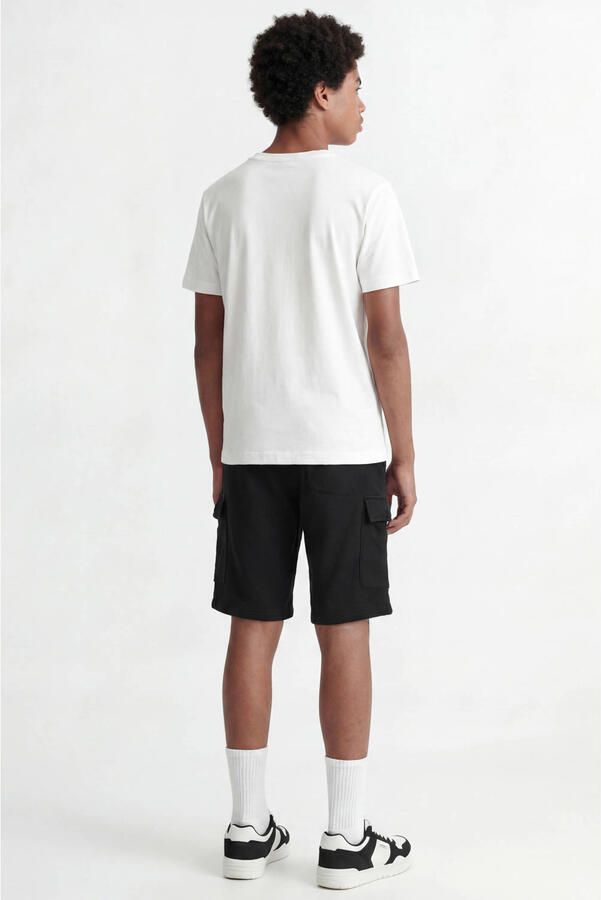 Jack & jones JUNIOR cargo short JPSTBRADLEY zwart Korte broek Jongens Sweat 128 - Foto 3