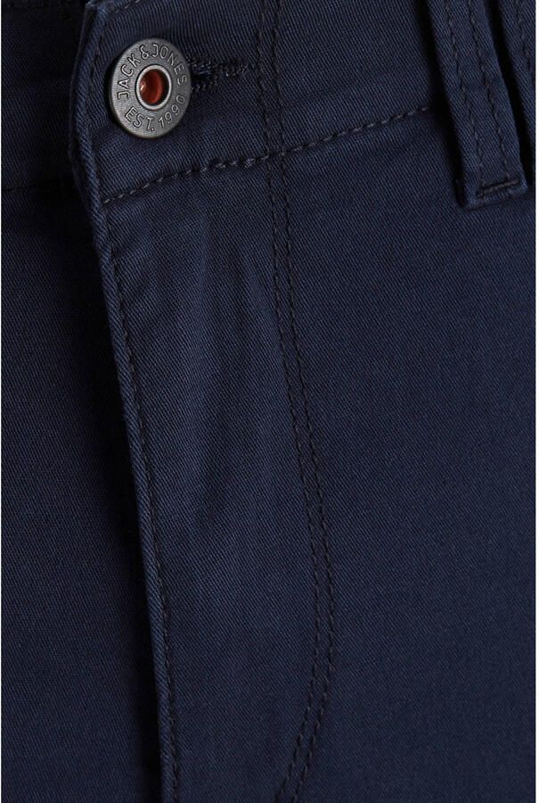 Jack & jones JUNIOR cargobroek JJIPAUL donkerblauw Jongens Stretchkatoen 134 - Foto 2