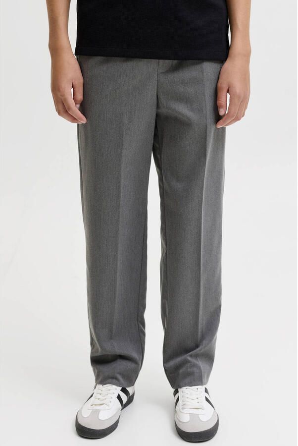 JACK & JONES JUNIOR casual broek grijs