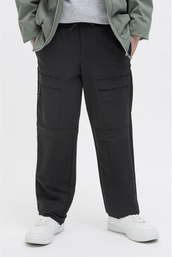 JACK & JONES JUNIOR casual broek zwart - Foto 2