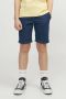 Jack & jones JUNIOR chino short JPSTDAVID JJCHINO navy blazer Korte broek Blauw Jongens Stretchkatoen 164 - Thumbnail 1