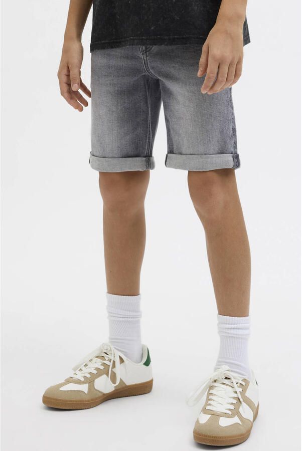 JACK & JONES JUNIOR denim regular short grey denim