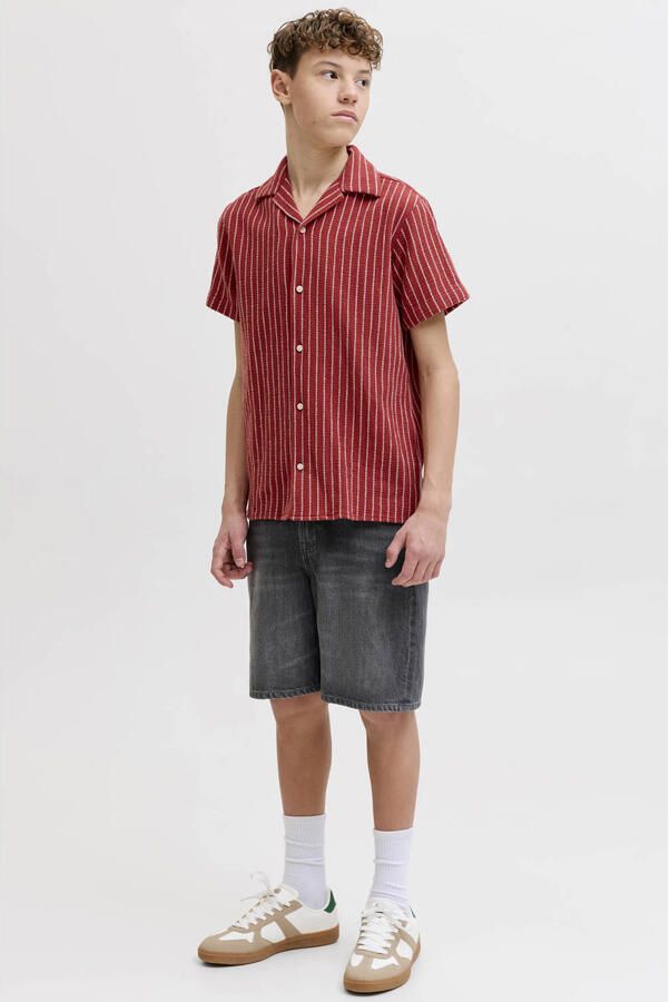 Jack & jones straight fit short met logopatch model 'Tony' - Foto 3