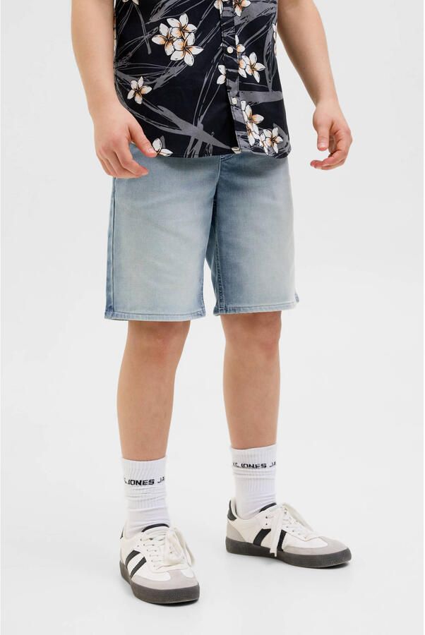 JACK & JONES JUNIOR denim short light blue denim