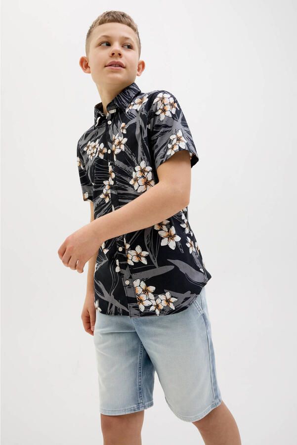 JACK & JONES JUNIOR denim short light blue denim - Foto 3