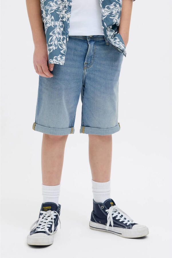 JACK & JONES JUNIOR denim short medium blue denim - Foto 3