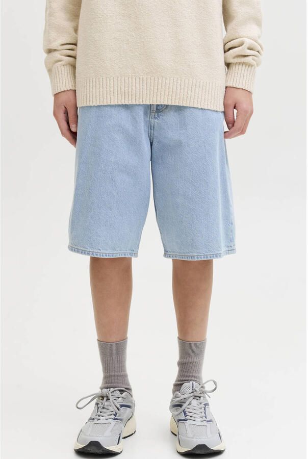 JACK & JONES JUNIOR denim short medium blue denim