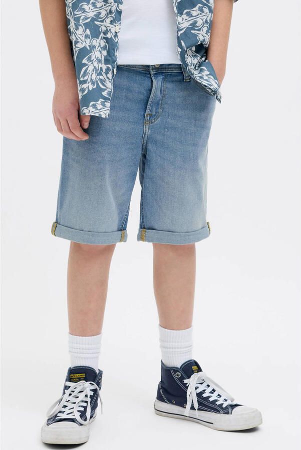 JACK & JONES JUNIOR denim short medium blue denim - Foto 4