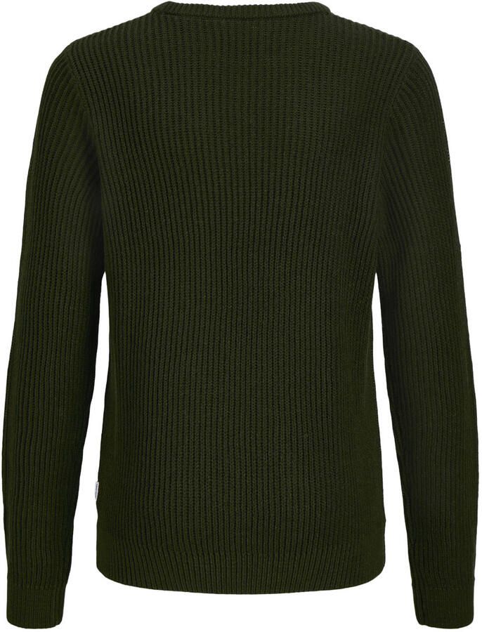 JACK & JONES JUNIOR gebreide trui donkergroen
