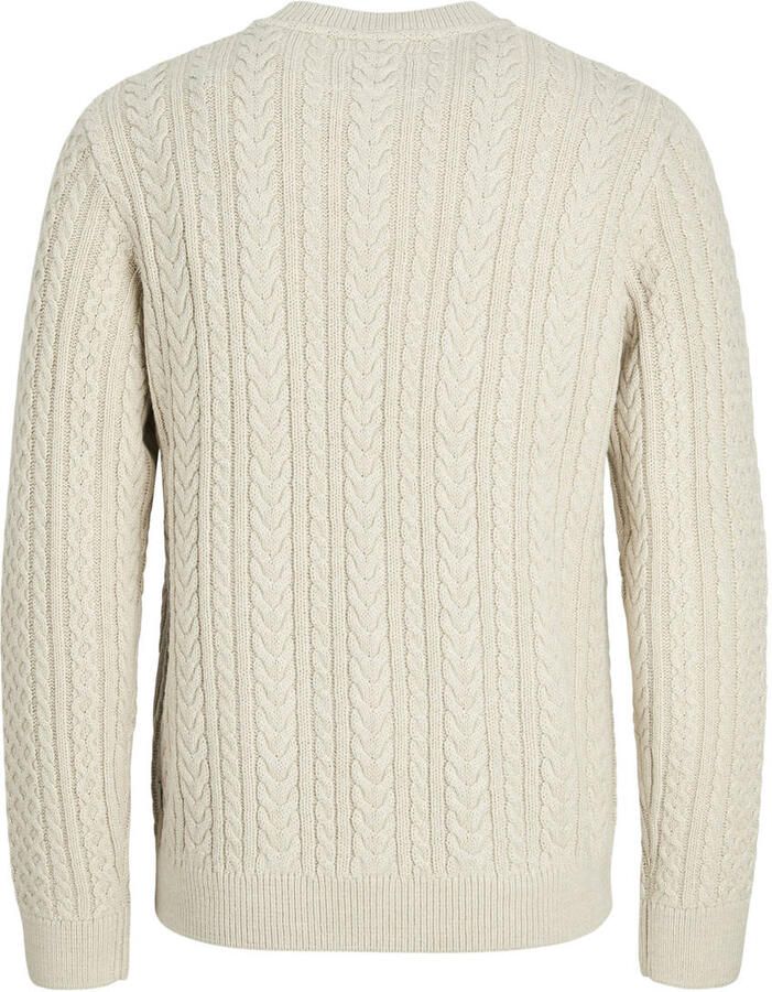 Jack & jones Regular fit gebreide pullover met structuurmotief model 'Sean'